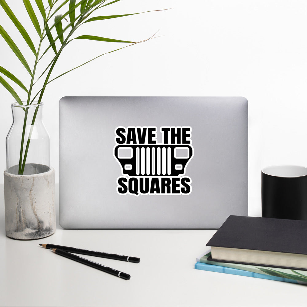 Save The Squares stickers