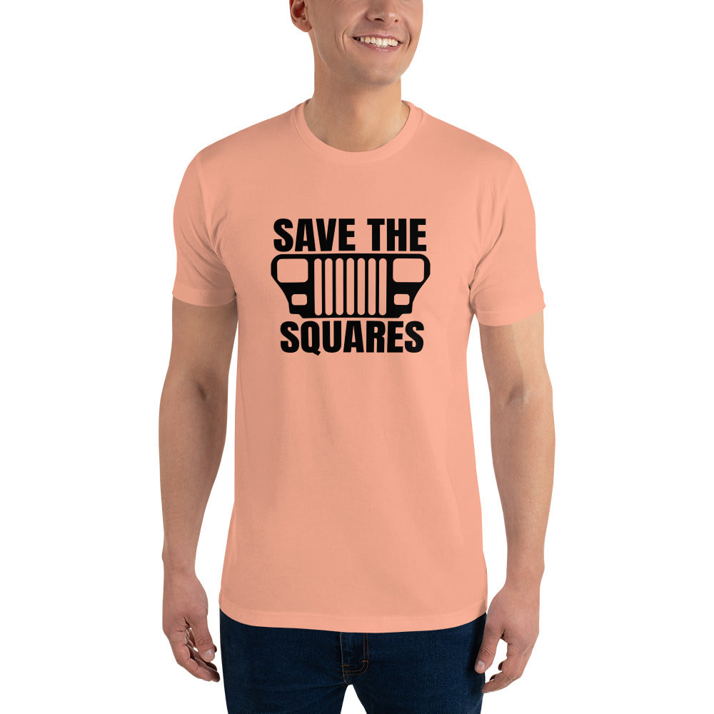 Save the Squares Black Logo Short Sleeve T-shirt