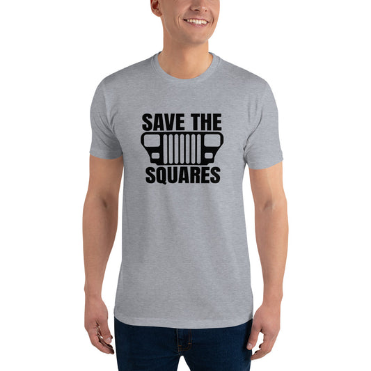 Save the Squares Black Logo Short Sleeve T-shirt