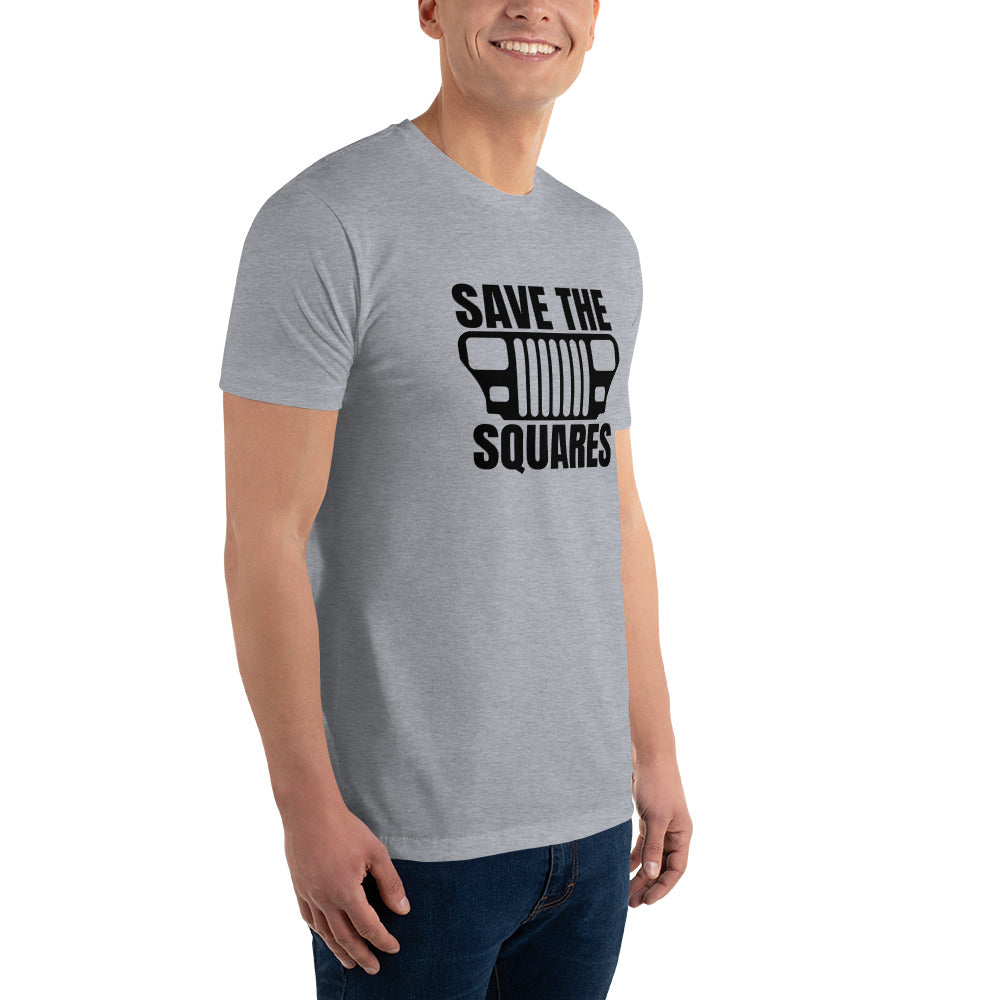 Save the Squares Black Logo Short Sleeve T-shirt