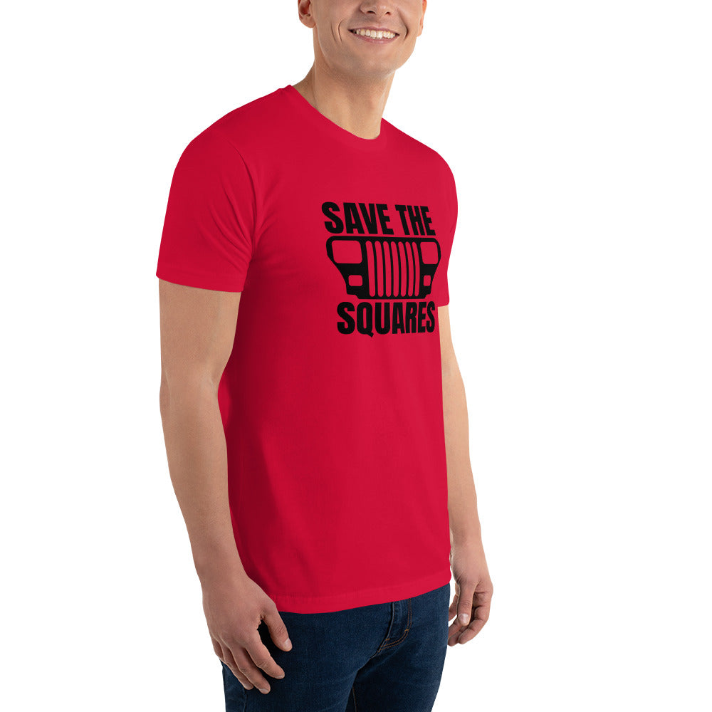 Save the Squares Black Logo Short Sleeve T-shirt