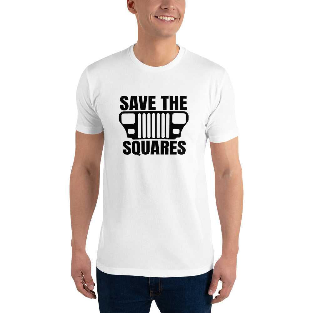 Save the Squares Black Logo Short Sleeve T-shirt